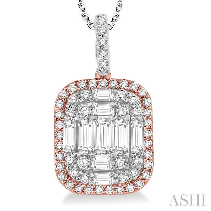 Halo Fusion Diamond Pendant-3