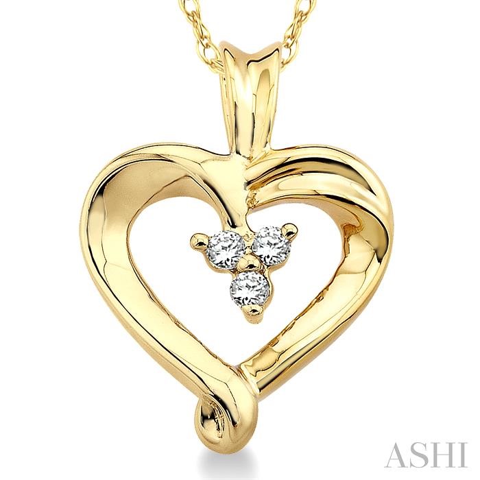 Heart Shape Diamond Fashion Pendant-3