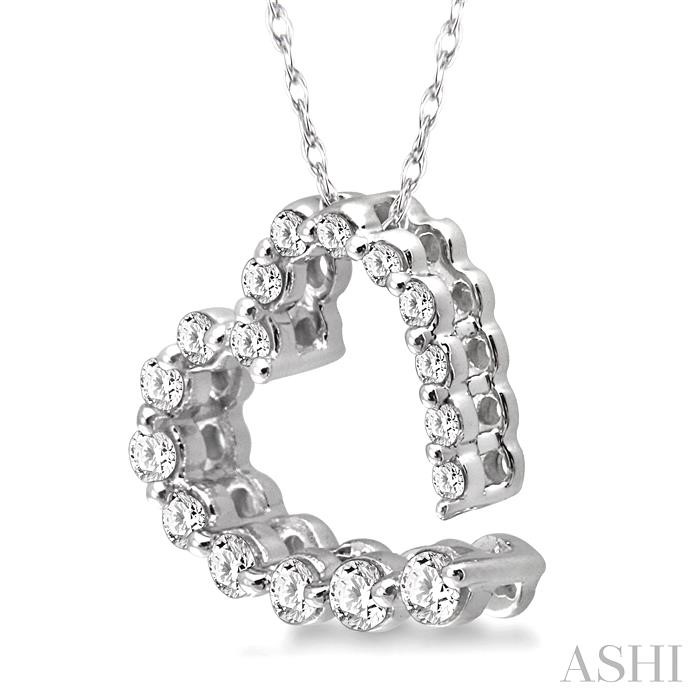 Heart Shape Journey Diamond Fashion Pendant-2