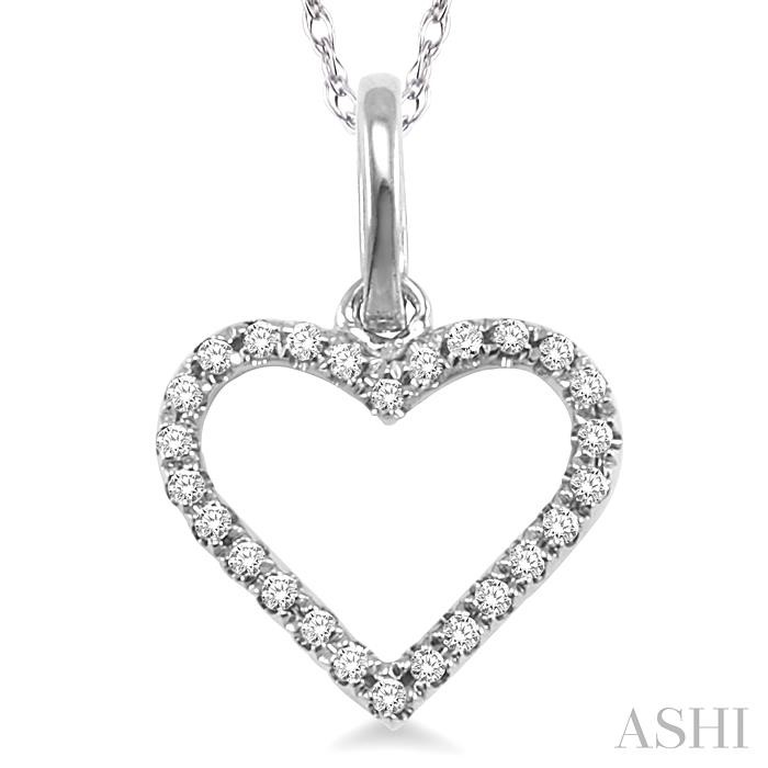 Heart Shape Diamond Pendant-3