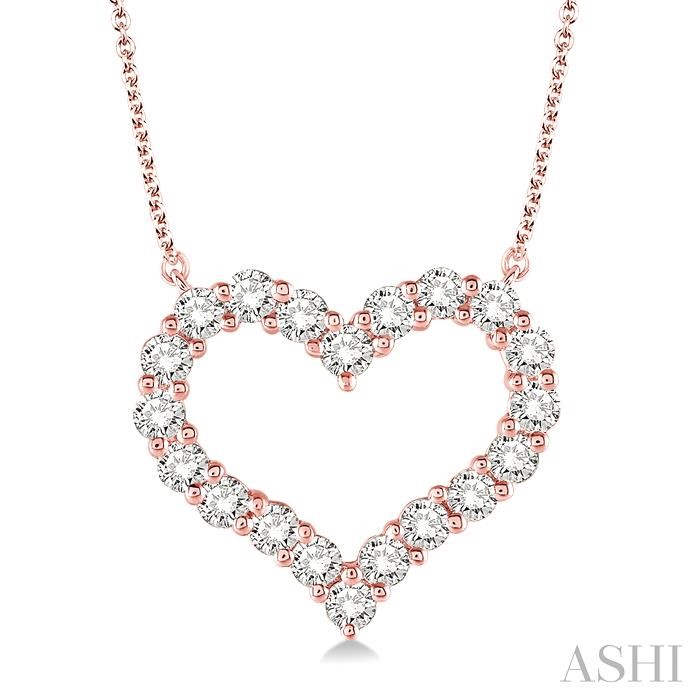 HEART SHAPE DIAMOND NECKLACE