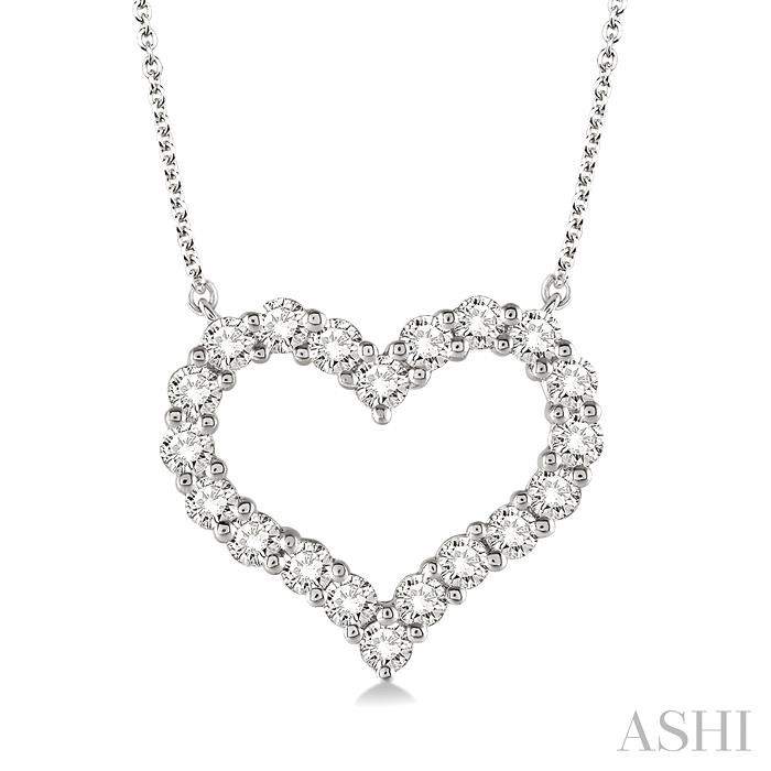 HEART SHAPE DIAMOND NECKLACE