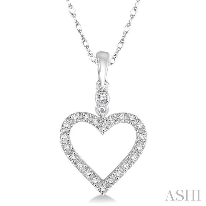 HEART SHAPE DIAMOND PENDANT