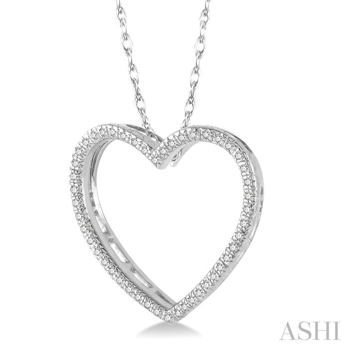 Heart Shape Diamond Pendant-2