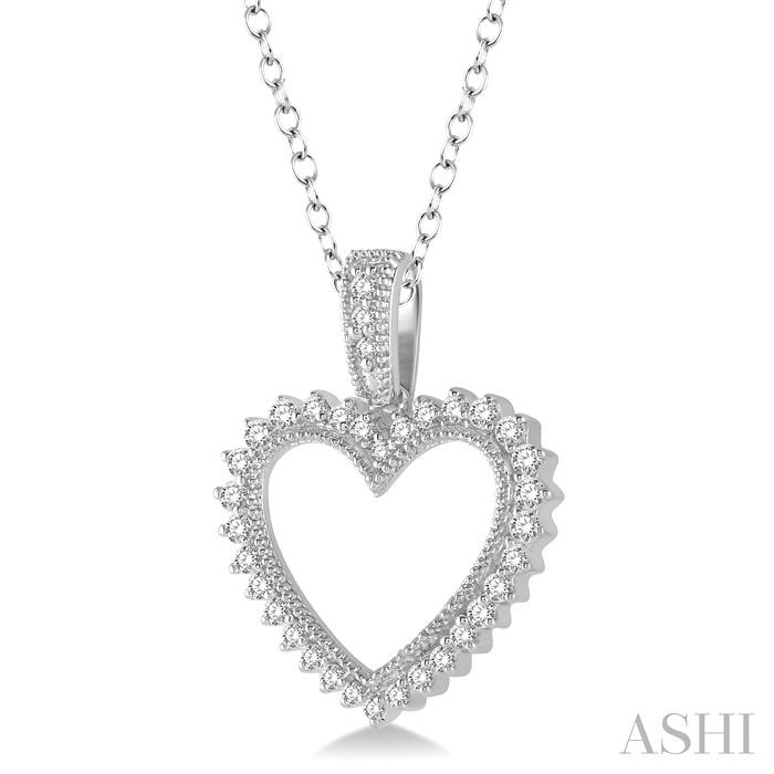 Heart Shape Diamond Pendant-2
