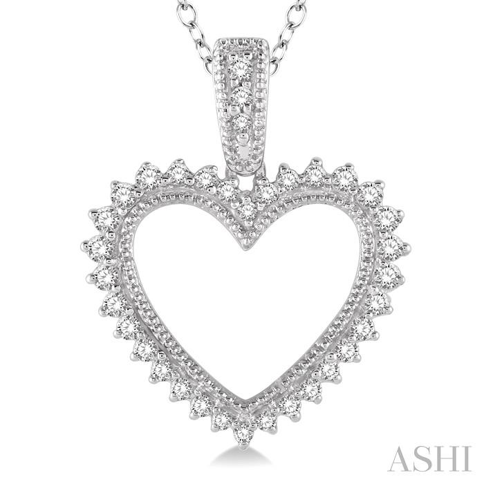 Heart Shape Diamond Pendant-3