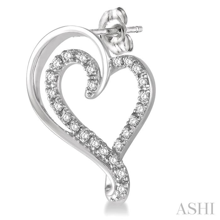 Heart Shape Diamond Fashion Earrings-3
