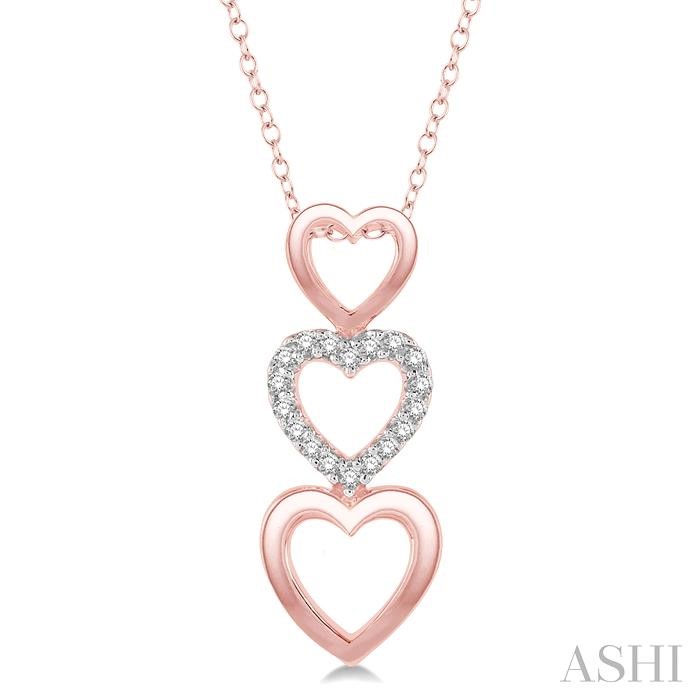 HEART SHAPE DIAMOND FASHION PENDANT