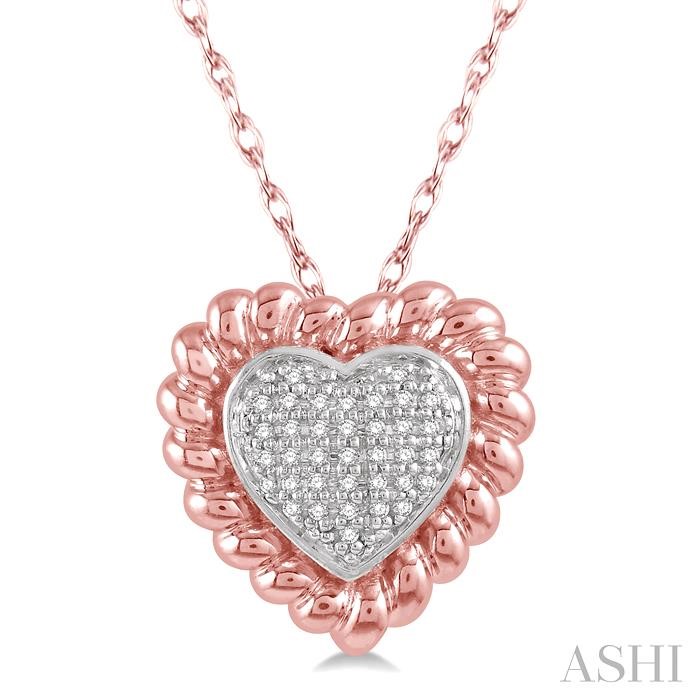 HEART SHAPE DIAMOND FASHION PENDANT