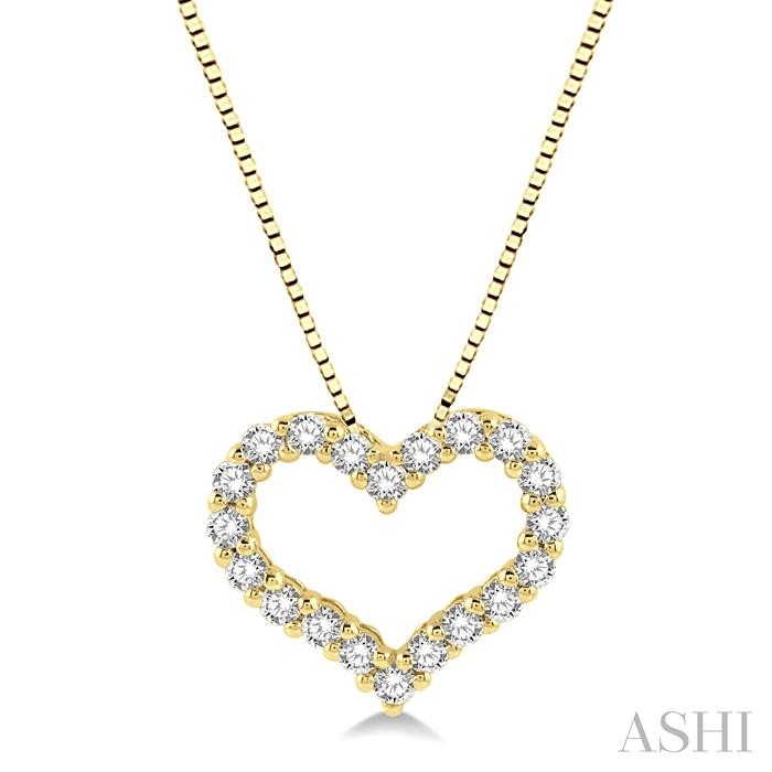 HEART SHAPE DIAMOND PENDANT