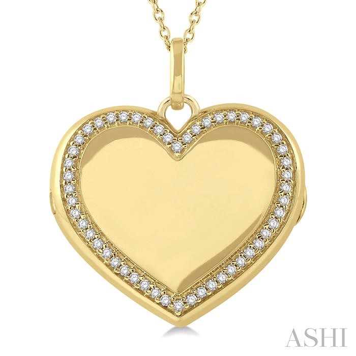Heart Shape Diamond Locket Pendant-3