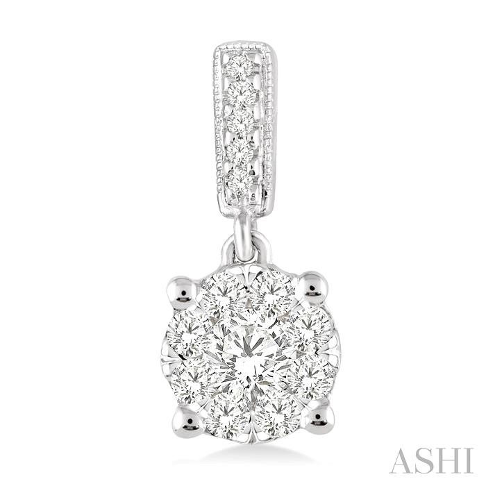 Round Shape Lovebright Essential Diamond Earrings-2