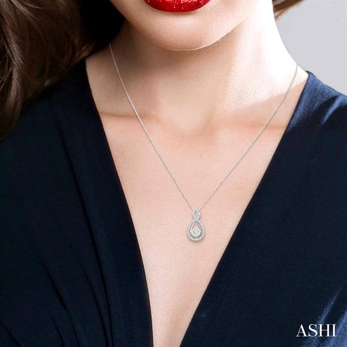 Round Shape Lovebright Diamond Pendant-4