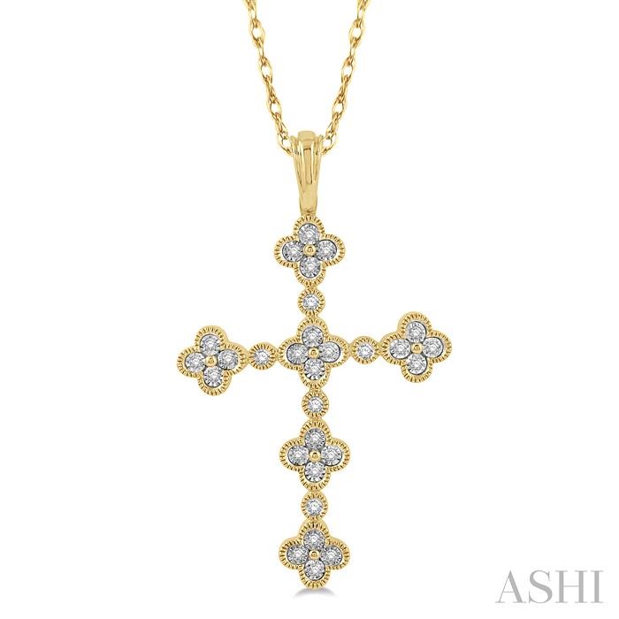 CROSS DIAMOND FASHION PENDANT