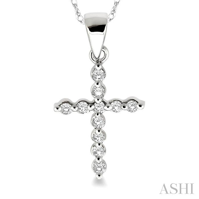 Cross Petite Diamond Fashion Pendant-3