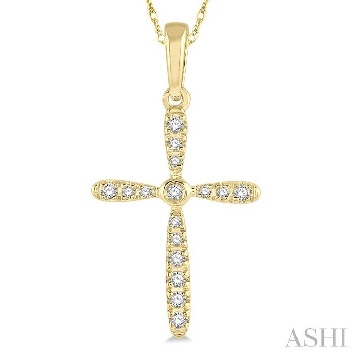 Cross Petite Diamond Fashion Pendant-3