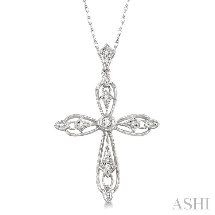 CROSS DIAMOND FASHION PENDANT