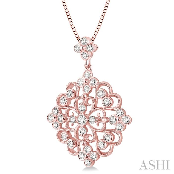 Floral Diamond Fashion Pendant-2