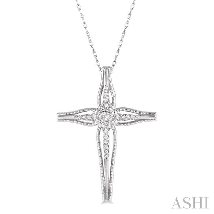 CROSS DIAMOND FASHION PENDANT