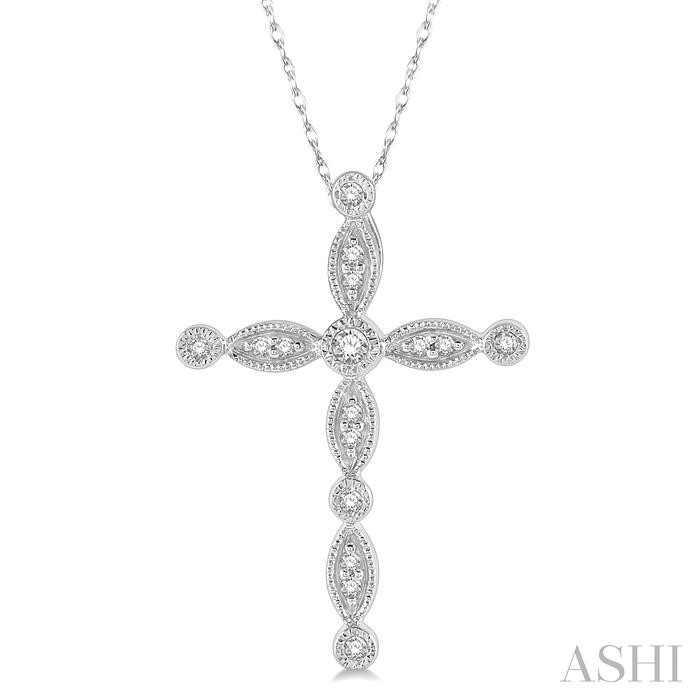 CROSS DIAMOND FASHION PENDANT