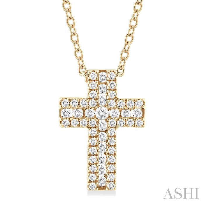 CROSS DIAMOND FASHION PENDANT