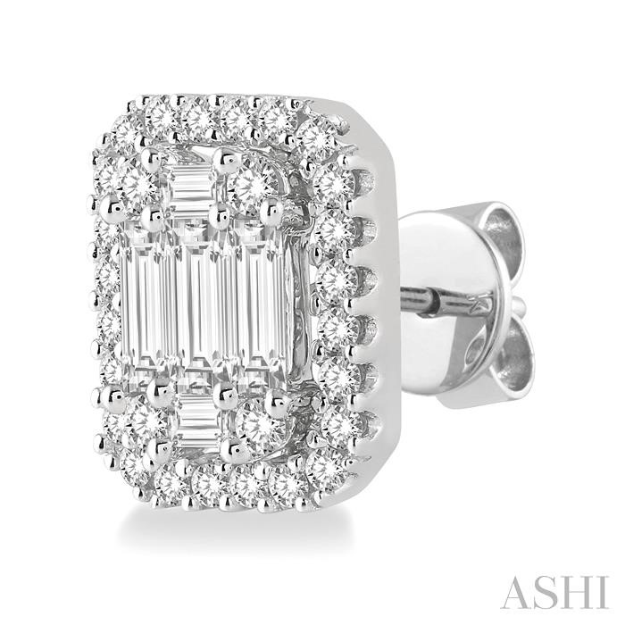 Halo Fusion Diamond Earrings-3