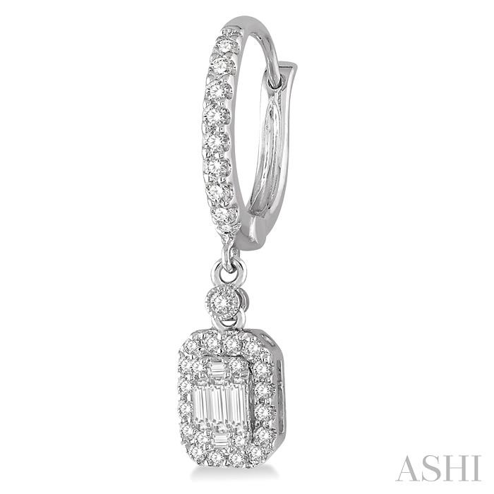 Halo Fusion Diamond Earrings-3