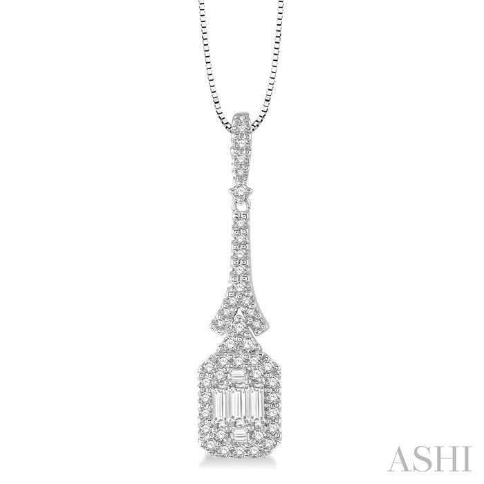 HALO FUSION DIAMOND PENDANT