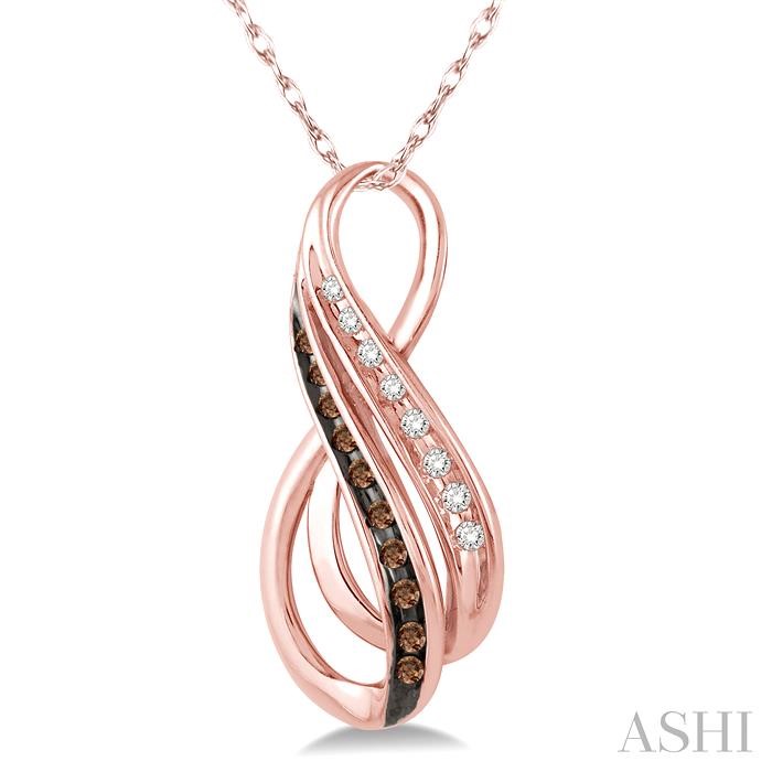 Infinity Champagne Diamond Fashion Pendant-2