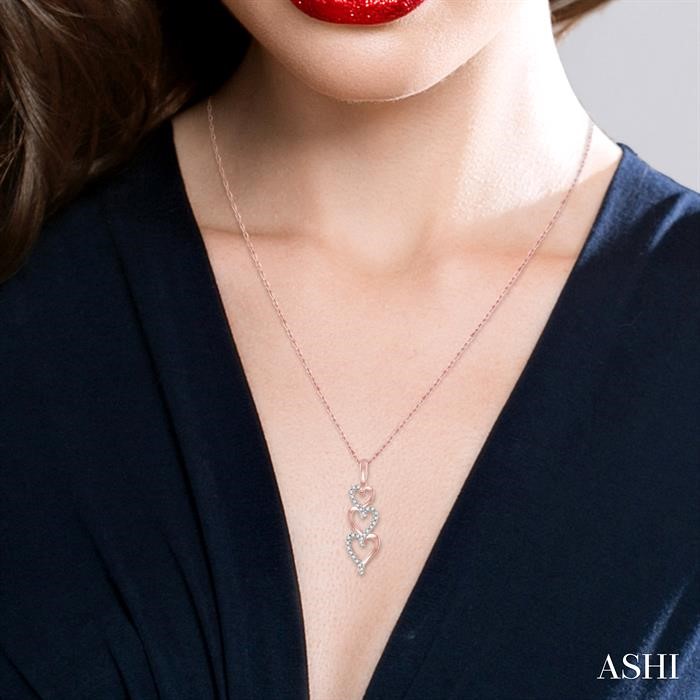 Heart Shape Diamond Pendant-4
