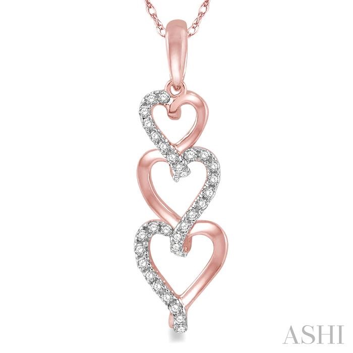 Heart Shape Diamond Pendant-3