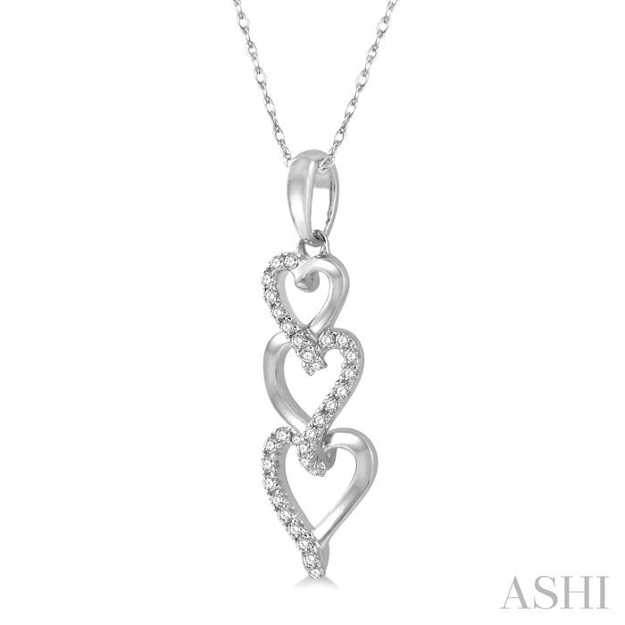 Heart Shape Diamond Pendant-2