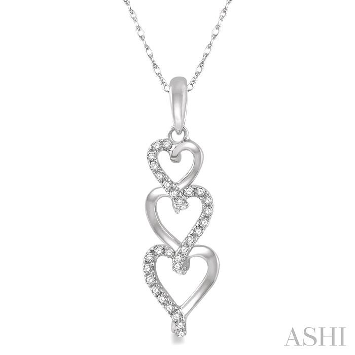 Heart Shape Diamond Pendant