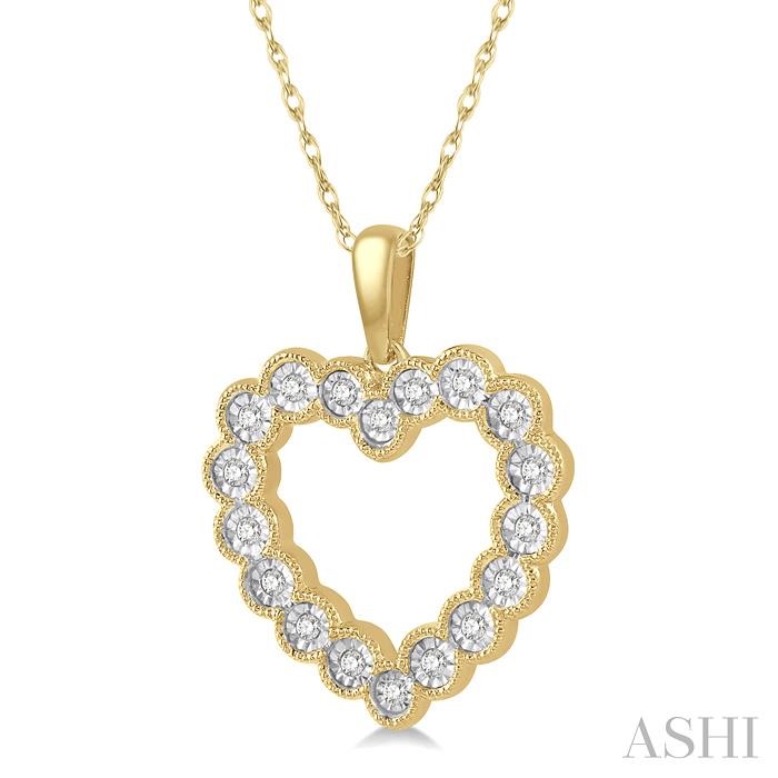 Heart Shape Diamond Pendant-2