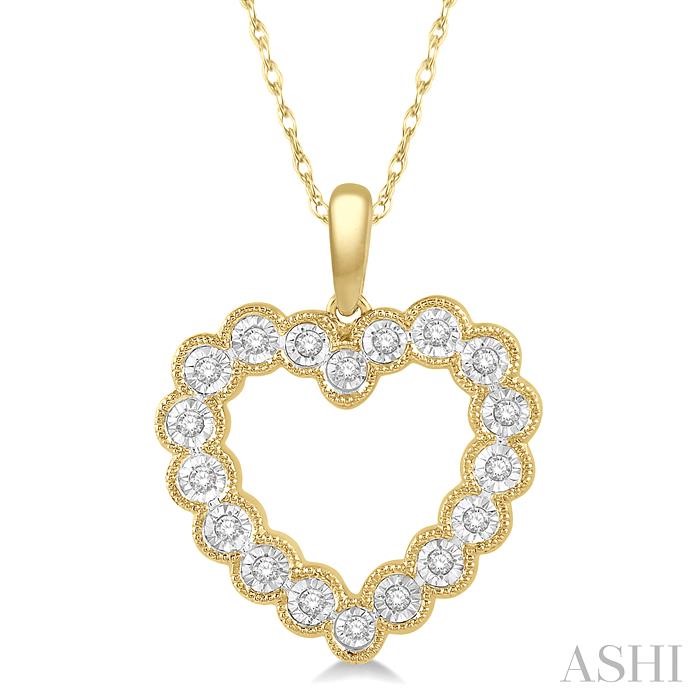 HEART SHAPE DIAMOND PENDANT