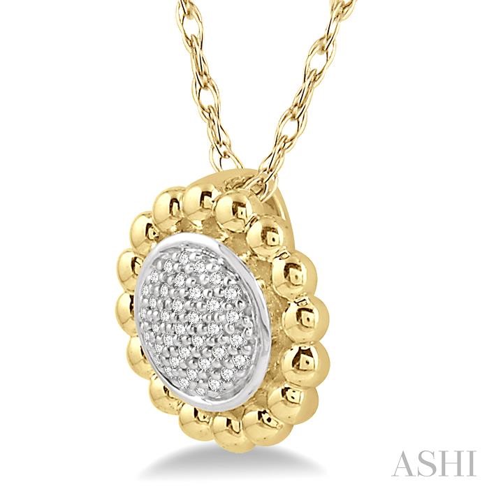 Bead Round Shape Diamond Fashion Pendant-2