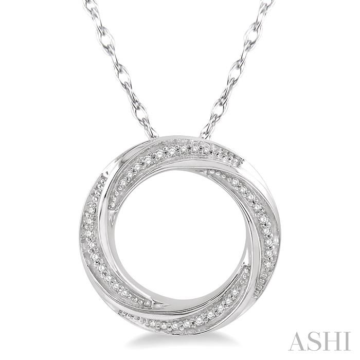 CIRCLE DIAMOND FASHION PENDANT