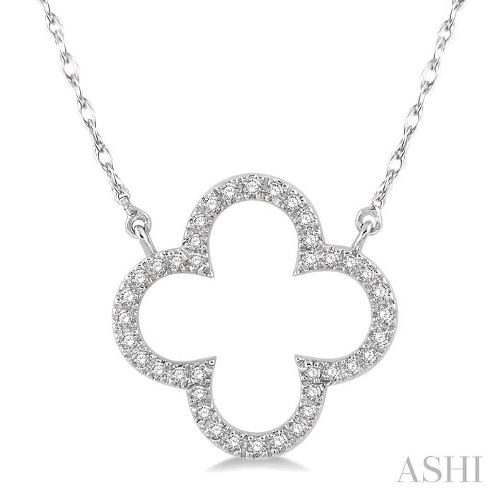 CLOVER DIAMOND FASHION NECKLACE