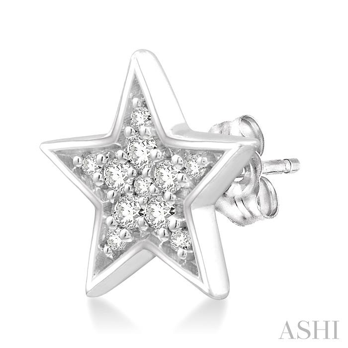 Star Diamond Fashion Earrings-3
