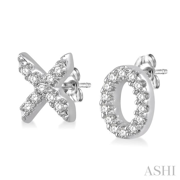 X & O Petite Diamond Fashion Earrings-3