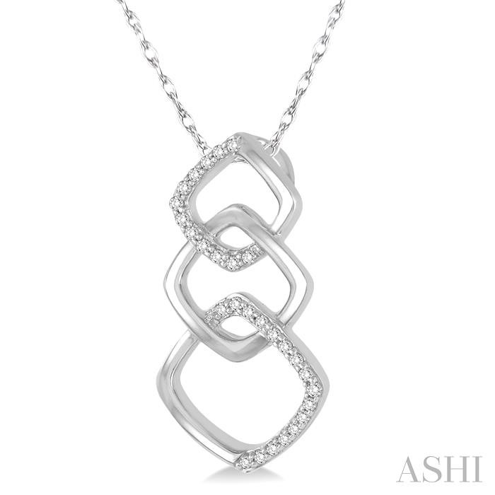 Geometric Diamond Fashion Pendant-2