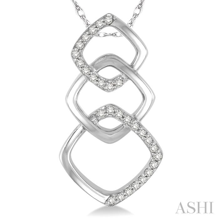 Geometric Diamond Fashion Pendant-3