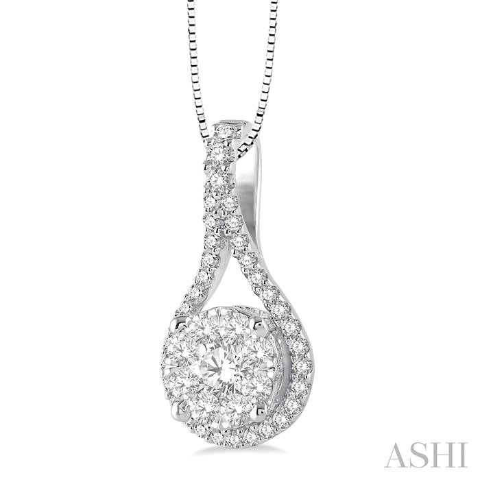 Pear Shape Lovebright Diamond Pendant-2