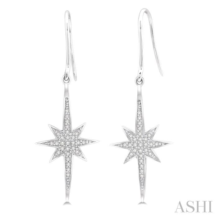 STAR DIAMOND FASHION EARRINGS