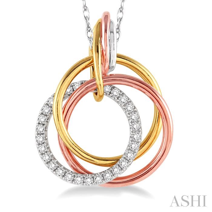 Circle Diamond Fashion Pendant-3