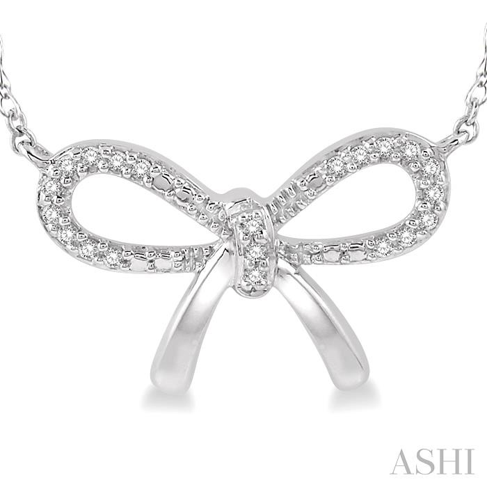 Bow Tie Diamond Fashion Necklace-3