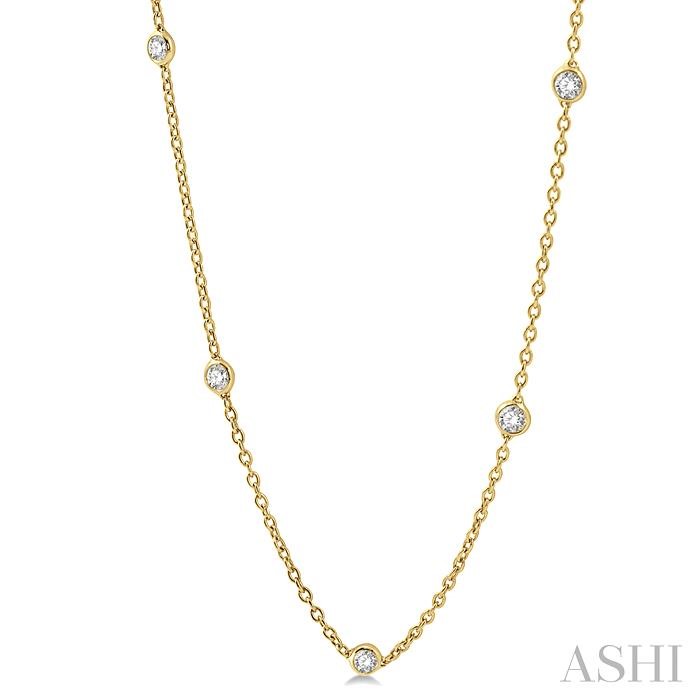 Diamond Station Necklace-2