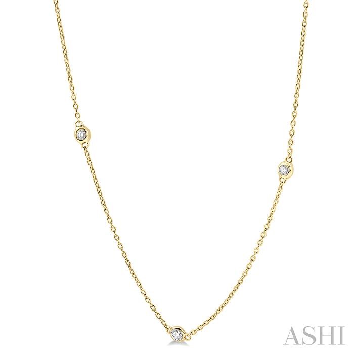 Diamond Station Necklace-2