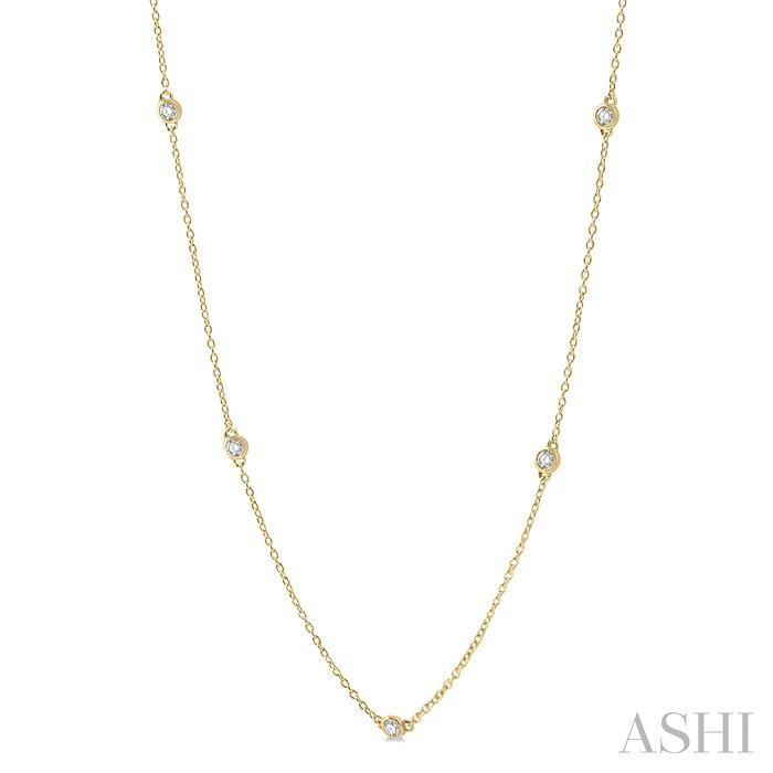 Diamond Station Necklace-2