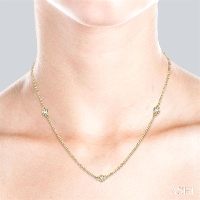 Diamond Station Necklace-4